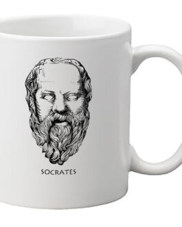 Socrates Mug for Coffee, Tea – 12oz